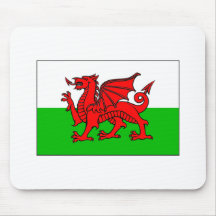 International de la BANDERA de País de Gales Tapetes De Raton