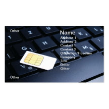 Internet móvil plantilla de tarjeta personal