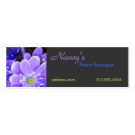 Intravenoso floral plantilla de tarjeta de visita