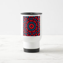 Intrépido rojo y azul tazas