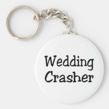 Intruso del boda llaveros personalizados