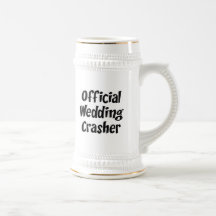 Intruso del boda taza de café
