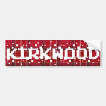 INVASOR DE KIRKWOOD ETIQUETA DE PARACHOQUE