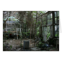 Invernadero abandonado felicitación