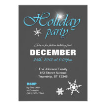 Invierno con clase con las invitaciones azules de  comunicados