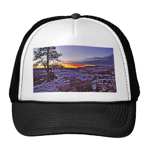 Invierno de la mañana de las salidas del sol del b gorra
