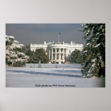 Invierno del poster/de la Casa Blanca