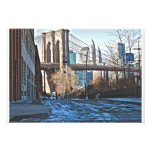 Invierno del puente de Brooklyn Cojinete