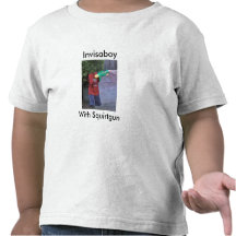 Invisaboy: Con Squirtgun Camisetas