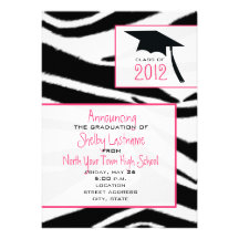 Invitación 2012 de la graduación del estampado de 