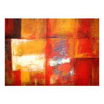 Invitación abstracta original del arte de la pintu