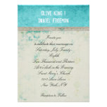 Invitación agraciada del boda del elefante del oro