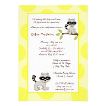 invitación amarilla de la fiesta de bienvenida al 