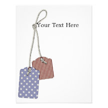 Invitación americana del personalizado de las etiq