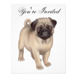 Invitación amistosa del perro del barro amasado