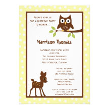 invitación animal del cumpleaños del arbolado de 5
