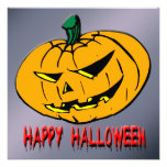 Invitación asustadiza de Halloween de la calabaza
