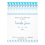 invitación azul clara de la fiesta de bienvenida a invitaciones