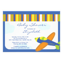 Invitación azul linda de la fiesta de bienvenida a