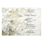 Invitación blanca de la fiesta de cumpleaños del d