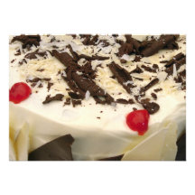 Invitación blanca del chocolate