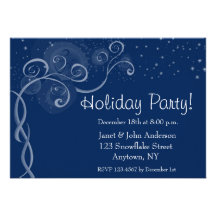 Invitación blanca del día de fiesta del remolino d