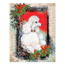 Invitación blanca del navidad del estilo del vinta