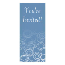 Invitación blanca del remolino