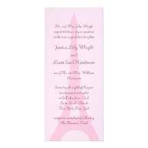 Invitación bonita del boda de París