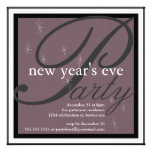 Invitación bonita del fiesta de Noche Vieja de la 