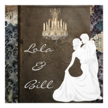 Invitación CAPRICHOSA del boda del cuento de hadas