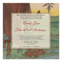Invitación caprichosa del boda del parte movible d