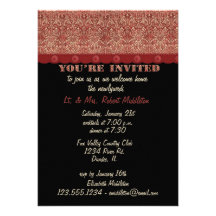 Invitación casera agradable del fiesta