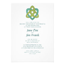 Invitación católica formal céltica del boda
