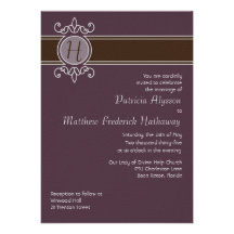 Invitación clásica del boda de la cosecha del ciru