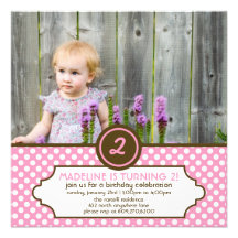 Invitación clásica del cumpleaños del lunar (rosas