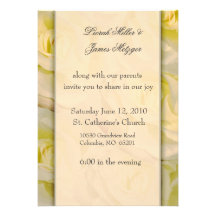 Invitación color de rosa poner crema del boda
