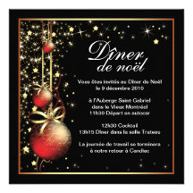 Invitación con clase de la fiesta de Navidad