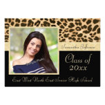 Invitación con clase de la graduación de la foto d