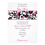 invitación corporativa elegante rosada del fiesta invitaciones