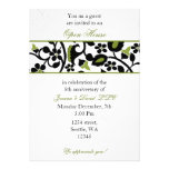 invitación corporativa elegante verde del fiesta invitaciones