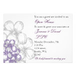 invitación corporativa púrpura elegante del fiesta invitaciones
