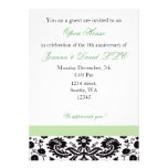 Invitación corporativa verde elegante del fiesta invitaciones