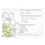 invitación corporativa verde elegante del fiesta invitaciones