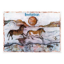 Invitación corriente de los caballos de PMACarlson