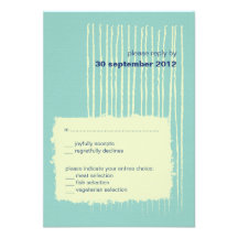 Invitación crepuscular de la tarjeta de RSVP de la