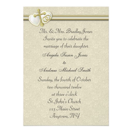 Invitación cristiana del boda invitación 12,7 x 17,8 cm Zazzle