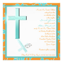 Invitación cristiana del boda del cuadrado de la m