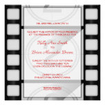 Invitación cuadrada del cine