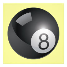 Invitación de 8 bolas